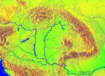 Satellite View of the Carpathian Basin