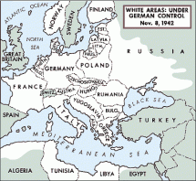 Areas of Soviet Union Under German Control