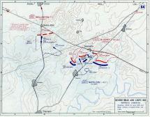 Map of Quatre-Bras and Ligny, 1815