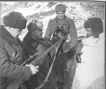 Vasily Zaitsev with General Chuikov