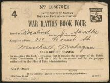 Personal War Ration Book