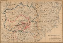 Map: The Cherokee Country