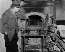 Interior View of Concentration Camp Oven