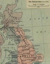 802 BC Map of British Isles