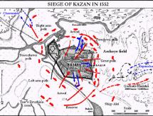 Kazan Attack Plan in 1552