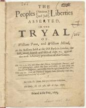 William Penn:  Tried for Sedition