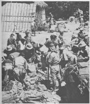 American Soldiers Rounded Up - Bataan Surrender