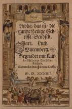 Martin Luther - Bible Translation in German