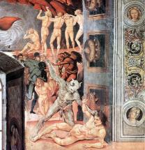 Signorelli - Ferocious Demons in Famous Fresco