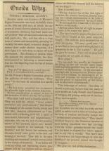 Declaration of Sentiments - Oneida Whig Finds Fault