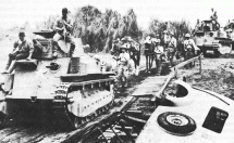 Japanese Troops En Route to Manilla