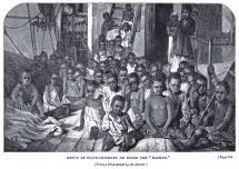 African Children Rescued From a Slave Ship