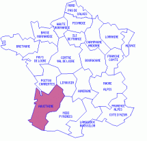 Aquitaine - Map Locator
