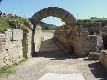 Entry Arch at the Ancient Olympic Stadium