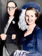 Denis and Margaret Thatcher - Wedding Photo