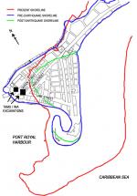 Port Royal Detail Before and After the Earthquake