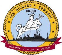 Seal of the USS Edwards