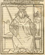 Attila the Hun - Medieval Drawing