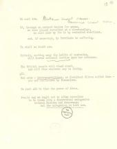 Churchill - Speaking Notes for BBC Broadcast
