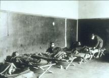 Troops in Sick Bay during WWI