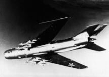 MiG-19 in Flight
