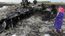 Flight MH17 - Locals Walk the Crash Site
