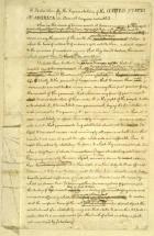 Declaration of Independence - Original, 1st Page
