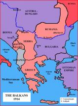 Map Depicting Bosnia