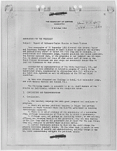 Report of McNamara-Taylor Mission to South Vietnam