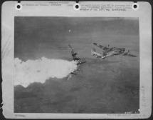 Midair Explosion - B-24