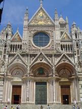 Duomo Siena - Exterior View, Last Supper Window