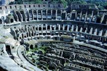 Labyrinth Passageways Under the Colosseum Floor