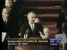 Lyndon Baines Johnson - Inaugural Address