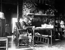 FDR at his Retreat in Warm Springs - Last Visit