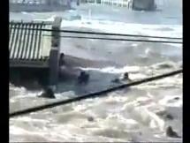 Tsunami at Galle, Sri Lanka