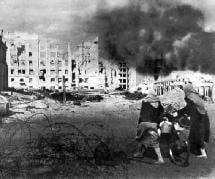 People in Stalingrad During the War