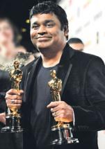 A.R. Rahman - With His Oscars