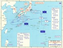 Japanese Home Islands Invasion Map - Operation Downfall