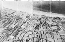 Omaha Beach - Aerial View the Day After D-Day