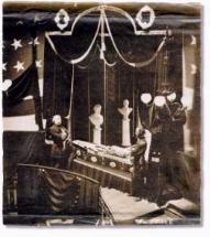 Lincoln's Open Coffin in New York