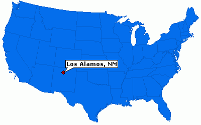 Location of Los Alamos