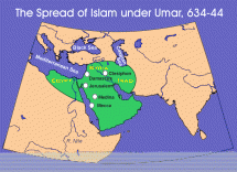 Spread of Islam Under Umar, 634-644 C.E.
