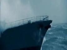 At Sea During a Monster Storm