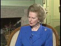 Margaret Thatcher - Her Reaction to the Fall