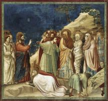 Raising of Lazarus - Fresco by Giotto