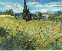 Wheat Field with Cypress - June, 1889