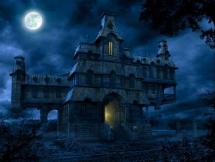Halloween and a Haunted House