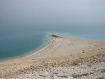 Dead Sea Shoreline Near Qumran