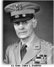 Lt. General John L. DeWitt
