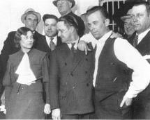 Dillinger - Posing with Sheriff Lillian Holley